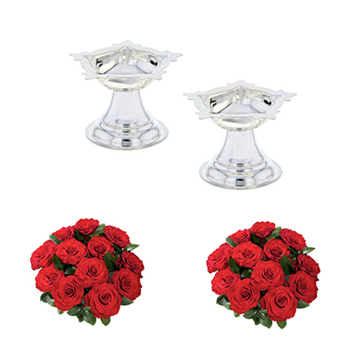 "1grm Fancy Gold coated Ear tops (Jhumkas)- MGR-1125-001 - Click here to View more details about this Product